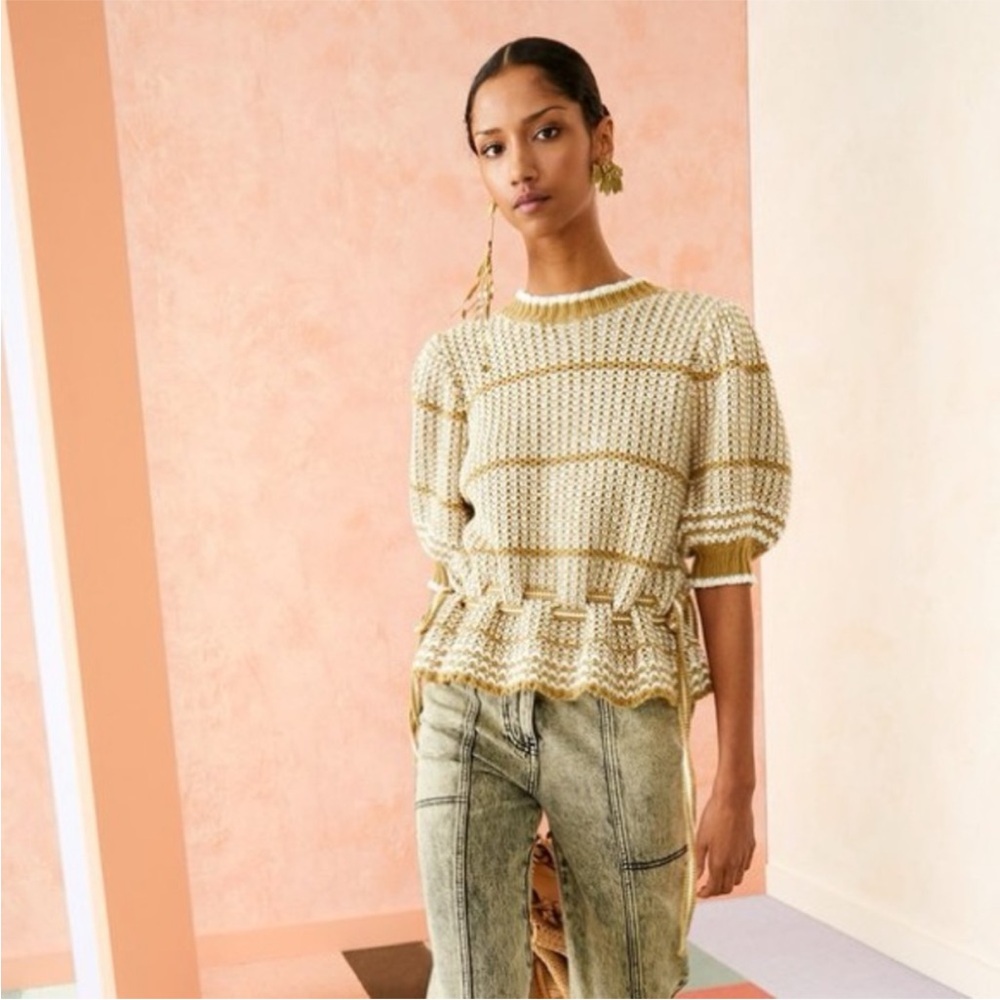 Ulla Johnson Amalia Pullover Honey - Picture 2 of 10